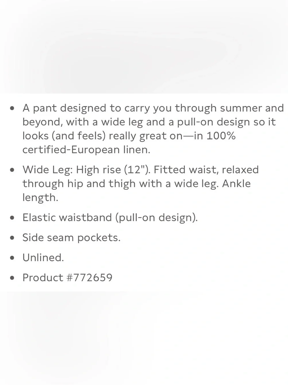 Banana Republic quality linen